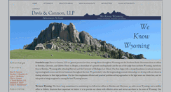 Desktop Screenshot of davisandcannon.com